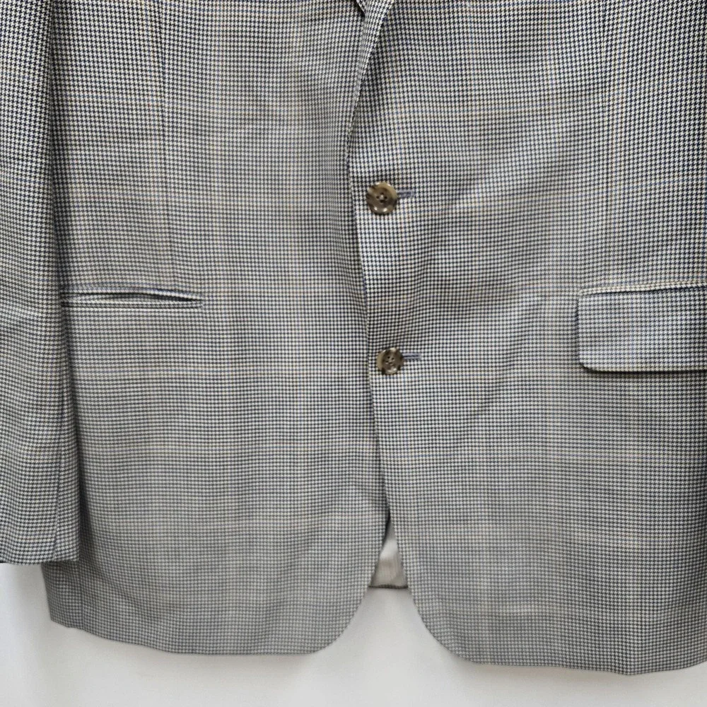 Jack Victor Blazer Men 44 R 100% Wool Loretowood Sports Coat Jacket‎